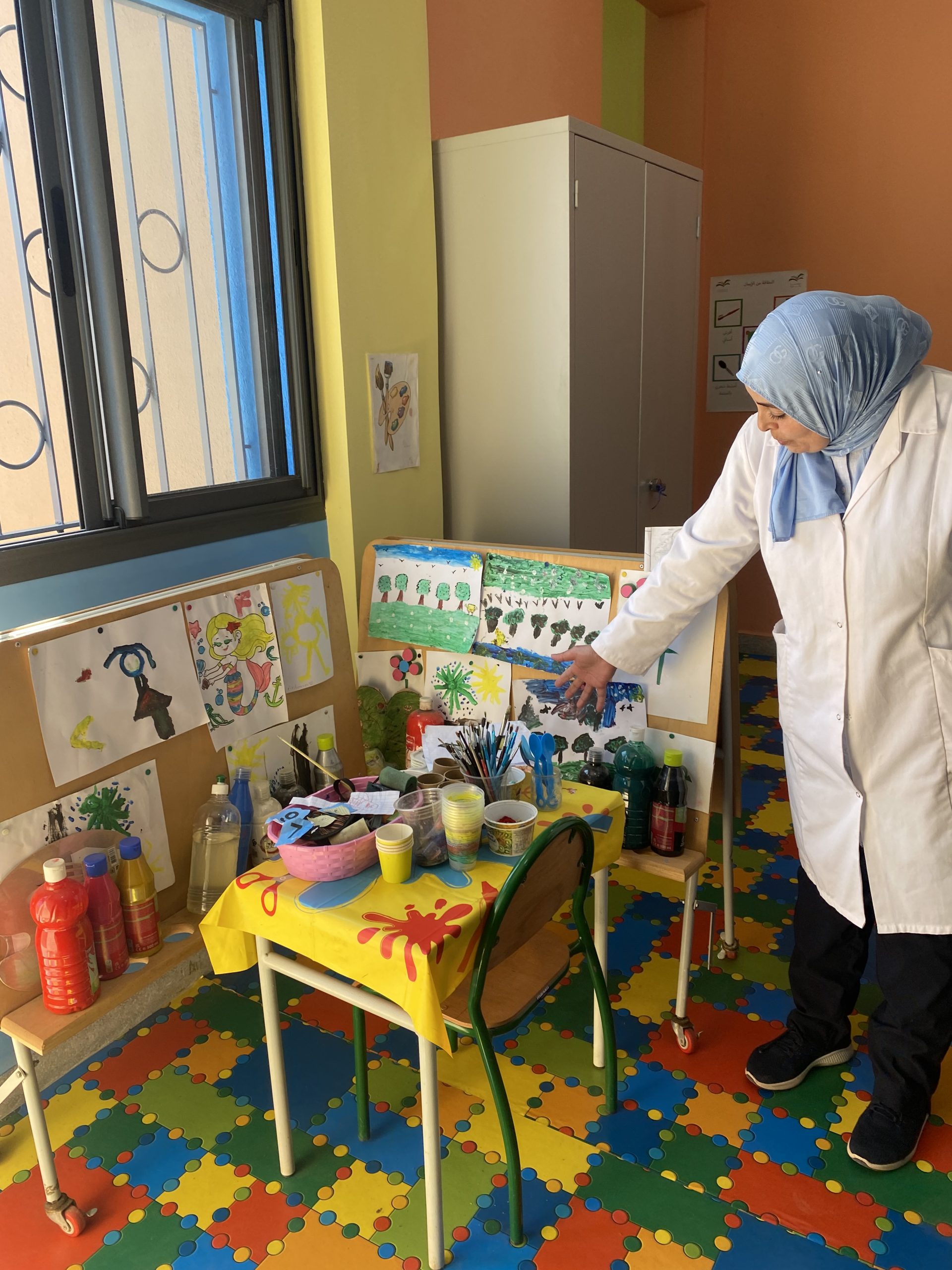 Agounsane, école préscoalire la classe et Rachida