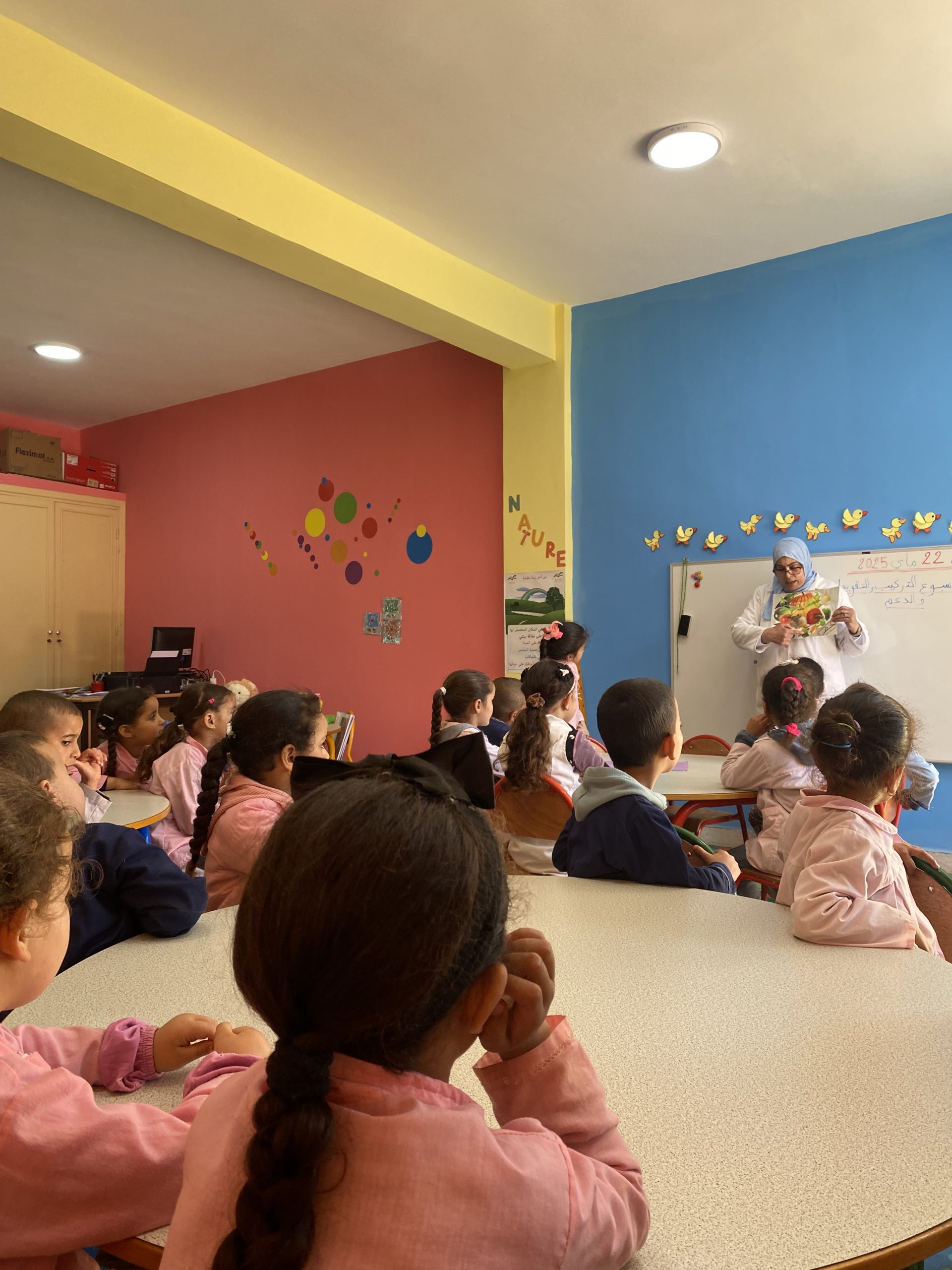 Agounsane, l_école préscolaire les enfants